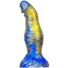  Dildo Fantasy Duxel – prémium kék-arany élmény 17 cm