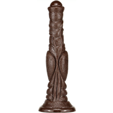 Dildo Monster Dog hosszú 26 x 6cm sötétbarna műpénisz, dildó