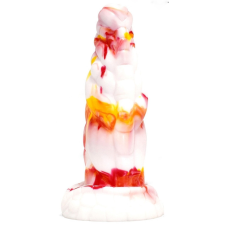 Dildo Pythor 17 x 6cm fehér-narancs színben műpénisz, dildó