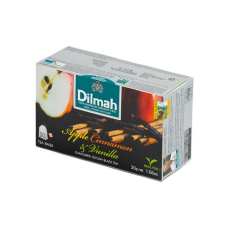  DILMAH Fekete tea, 20x1,5g, DILMAH, alma-fahéj-vanília tea