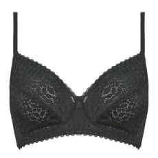 DIM Merevítő nélküliek DAILY DENTELLE SANS ARMATURE Fekete 90B