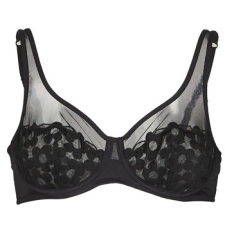 DIM Telekosarasok GENEROUS MOD BRODERIE Fekete 80D melltartó