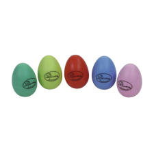 Dimavery Egg Shaker, tojáscsörgő ritmushangszer, színes (2 darabos) játékhangszer