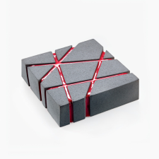  Dinara Kasko szilikon tortaforma, Chocolate Block, 20×20 cm sütés és főzés