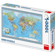 Dino A világ politikai térképe puzzle, kirakós