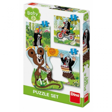 Dino bébi puzzle kismalac a réten 3 az 1-ben puzzle, kirakós