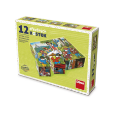 Dino Fa mesekocka 12 db - Hófehérke puzzle, kirakós