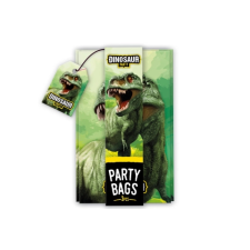 Dínó mintás party tasakok - 3 db ajándéktasak
