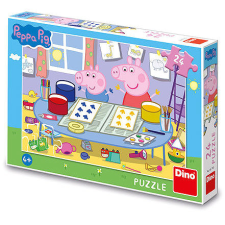 Dino Peppa malac: Művész, 24 darabos puzzle, kirakós