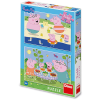 Dino Peppa malac: Nyaraláson, 2×48 darabos