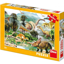 Dino : Puzzle 100 db Dinosaurusz puzzle, kirakós
