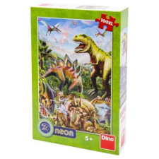  Dino Puzzle 100 db XL - Dínók világa puzzle, kirakós