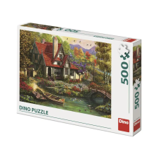 Dino Puzzle 500 db - Ház a tónál puzzle, kirakós