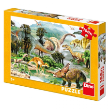 Dino Puzzle – Dinoszauruszok Világa 100 Darab puzzle, kirakós