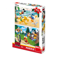 Dino puzzle sportoló Mickey és barátai 2x77 darabos puzzle, kirakós