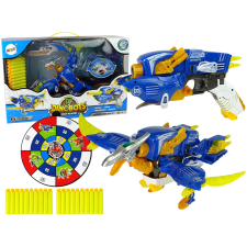 Dinobot átalakuló játékpisztoly kék pterosaurusszal katonásdi