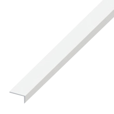 DINOCOOP L-PROFIL, PVC FEHÉR 19X22X1,4 1M barkácsolás, csiszolás, rögzítés