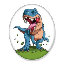  Dinoszaurusz Attack formapárna, díszpárna 35 cm lakástextília