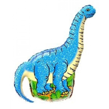  Dinoszaurusz Blue fólia lufi 36 cm (WP) party kellék