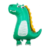 Dinoszaurusz Dinoszaurusz Green fólia lufi 70 cm