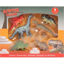  Dinoszaurusz figura 6 darabos készlet játékfigura