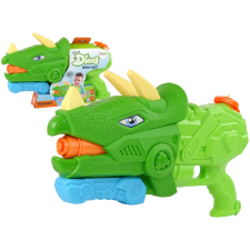 dinoszaurusz formájú vízipisztoly, 1330 ml, zöld, 8 m hatótáv vizes játék