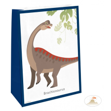 Dinoszaurusz papírzacskó 4 db-os ajándéktasak