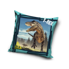 Dinoszaurusz párna, díszpárna 40x40 cm - T-Rex lakástextília