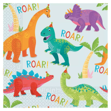  Dinoszaurusz Party szalvéta 20 db-os 33x33 cm papírárú, csomagoló és tárolóeszköz
