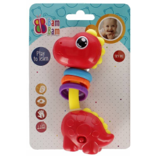 Dinoszaurusz Red zenélő baba csörgő csörgő