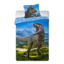  Dinoszaurusz T-Rex ágyneműhuzat 140×200cm, 70×90 cm lakástextília