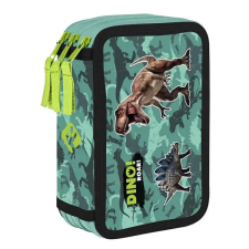 Dinoszaurusz tolltartó 3 emeletes, üres, Dino Roar tolltartó