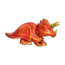 Dinoszaurusz Triceratops fólia lufi 109 cm party kellék