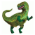Dinoszaurusz Tyrannosaurus, Dinoszaurusz fólia lufi 36 cm