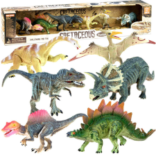 DINOZAURA dinoszauruszok készlet festett 6 db #2051 játékfigura
