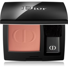 Dior Rouge Blush arcpirosító kompakt ecsettel és tükörrel árnyalat 136 Delicate Matte 6,7 g tisztító- és takarítószer, higiénia