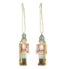  Diótörõ puskával, akasztós 3x2x9 cm 2 féle dekorációs kellék