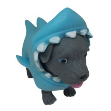 DIRAMIX Dress your puppy: állati kiskutyák - pitbull cápa ruhában játékfigura