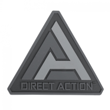 Direct Action® Tépőzáras Logo Patch - PVC - Black túrahátizsák