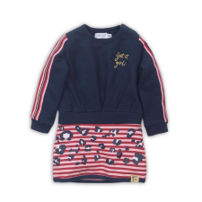 DIRKJE Ruha D-GiRL 74 Navy + piros + rózsaszín fantázia ruha