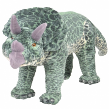 Discontmania VID álló, zöld plüss triceratops XXL plüssfigura
