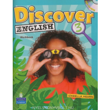 DISCOVER ENGLISH 3 WB+CD-ROM*** nyelvkönyv, szótár