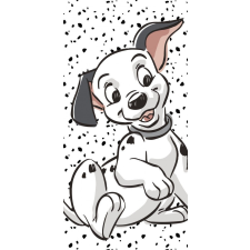 Disney 101 kiskutya White fürdőlepedő, strand törölköző 70x140cm babatörülköző, kifogó