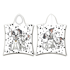 Disney 101 Kiskutya White strand törölköző poncsó 50x115cm babatörülköző, kifogó