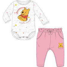 Disney body és nadrág szett Micimackó rózsaszín szíves 12-18 hó (86 cm) gyerek ruha szett