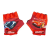 Disney Cars gyermek kerékpáros kesztyű, piros (pár, kártyán) DISNEY Bicikli alkatrészek Kerékpáros ruházat Kerékpáros kesztyűk
