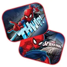 Disney COMPASS SPIDERMAN napellenző az oldalsó ablakhoz, 2 db autós napvédő