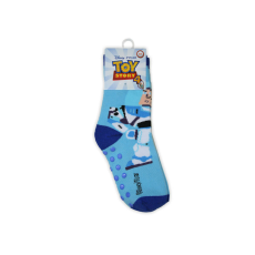 Disney Csúszásgátlós gyerek bokazokni - Toy Story - teliplüss - világoskék - 31-34
