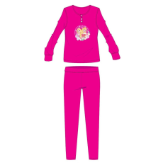 Disney Disney Hercegnők pamut flanel pizsama - téli vastag gyerek pizsama - pink - 116