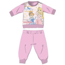 Disney Disney Hercegnők téli vastag baba pizsama - pamut flanel pizsama - világosrózsaszín - 86